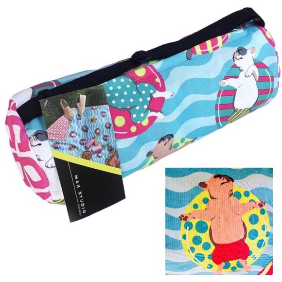 Max Studio Outdoor Picnic Blanket French Bulldogs - Picture 3 of 8